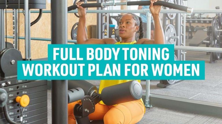 THE IDEAL WORKOUT PLAN FOR WOMEN TO TONE THE WHOLE BODY